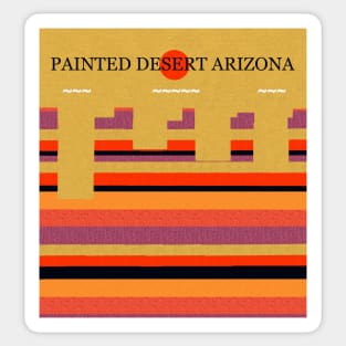 Painted Desert Arizona Sticker